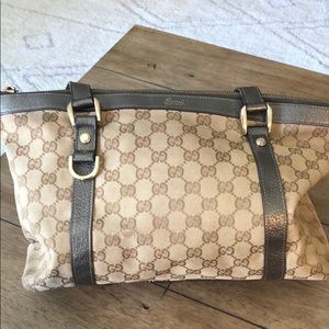 Gucci Medium Metallic Tote